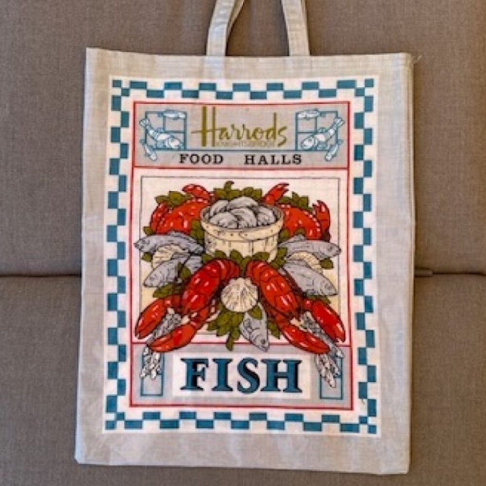Harrod's Vinyl Tote Bag